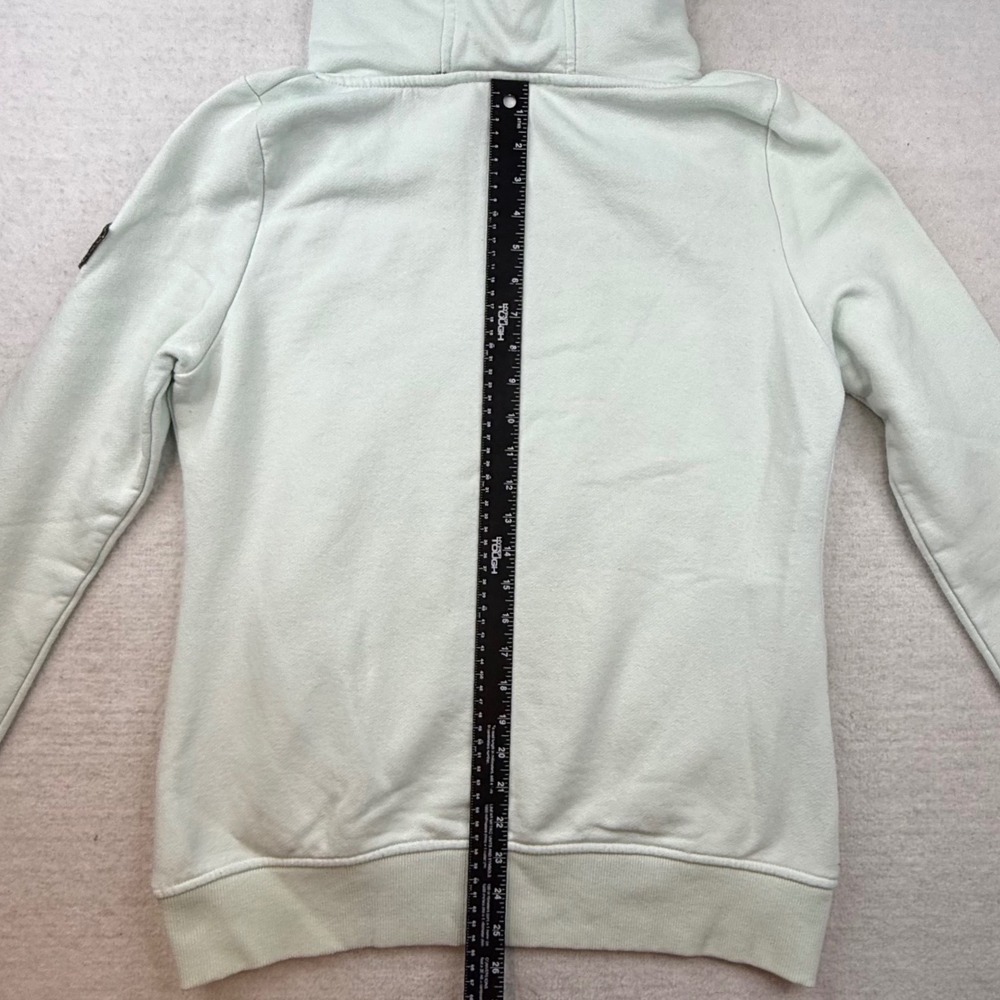 Wanakome Selene Half Zip Hoodie Mint Green XL cozy cabin gorpcore -SPOTS - Picture 4 of 9